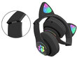 Wireless Headphones With Cat Ears kaina ir informacija | Ausinės | pigu.lt