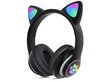 Wireless Headphones With Cat Ears kaina ir informacija | Ausinės | pigu.lt