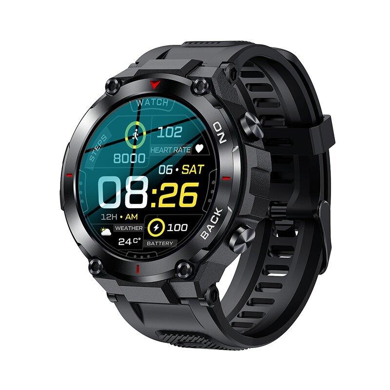 Kuura Sport S5 GPS V3, black kaina ir informacija | Išmanieji laikrodžiai (smartwatch) | pigu.lt