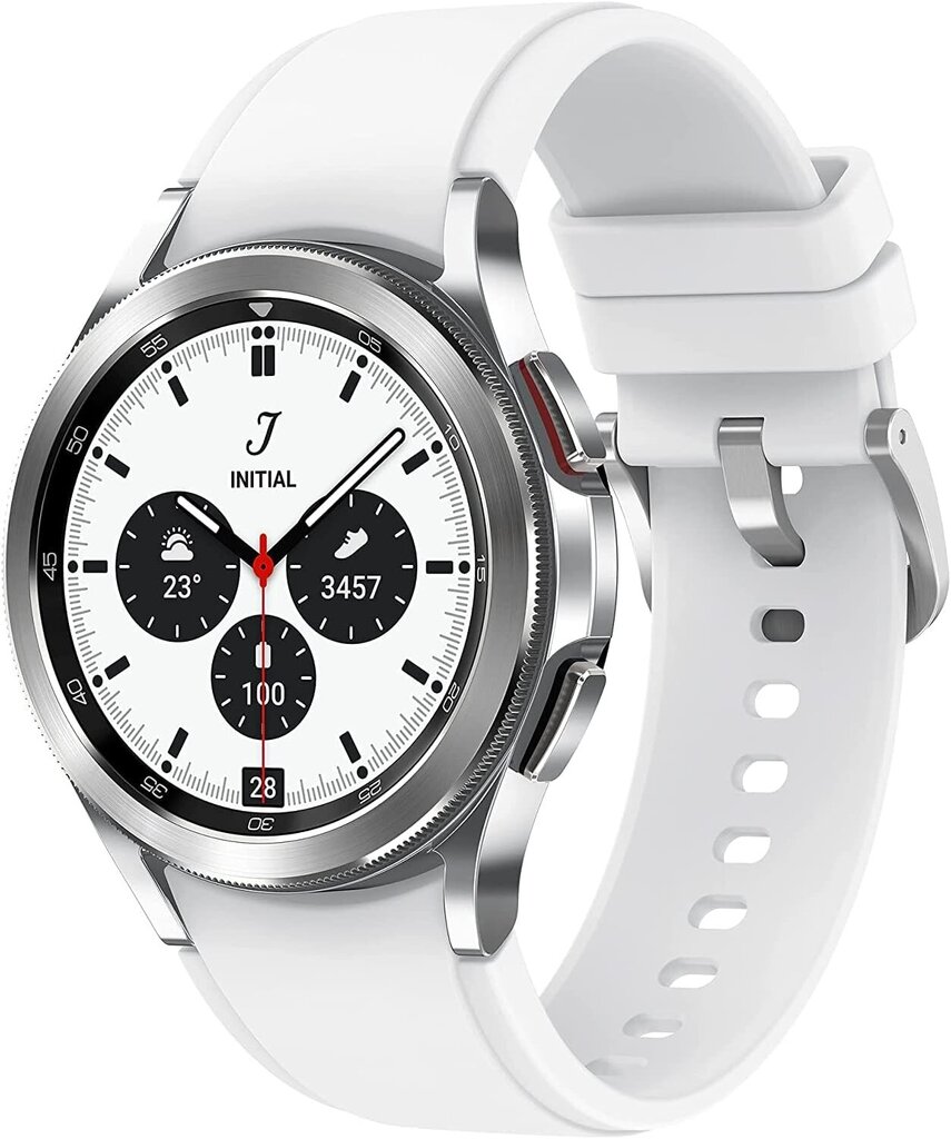 Samsung Galaxy Watch 4 Classic (BT,46mm) Silver цена и информация | Išmanieji laikrodžiai (smartwatch) | pigu.lt