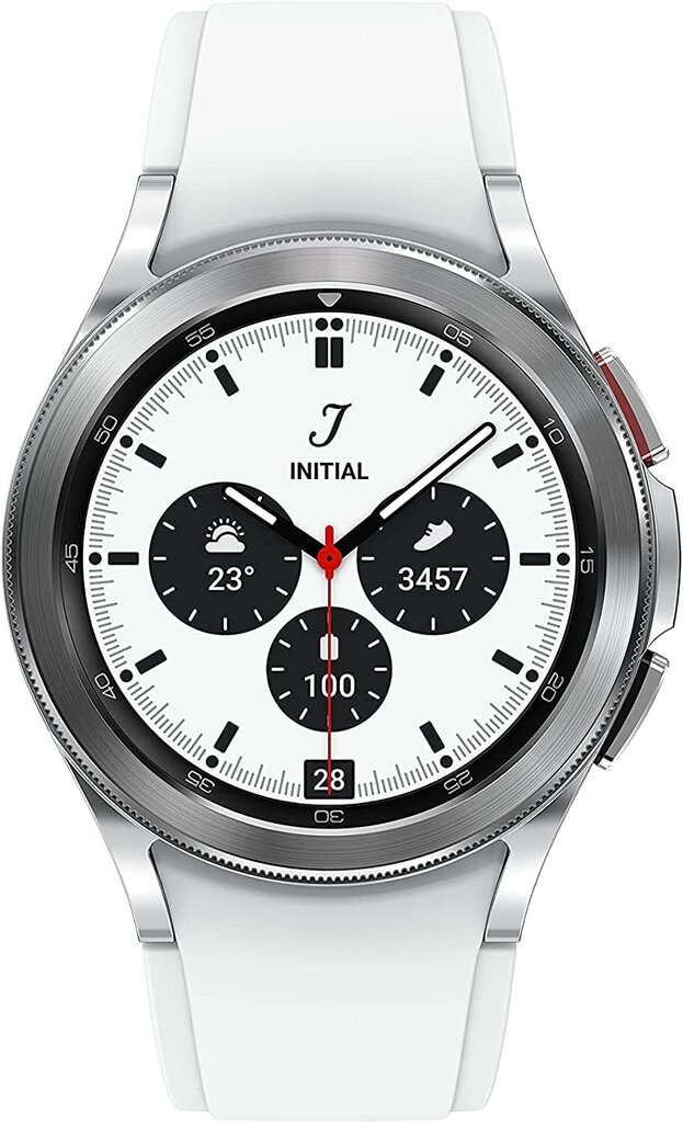 Samsung Galaxy Watch 4 Classic (BT,46mm) Silver цена и информация | Išmanieji laikrodžiai (smartwatch) | pigu.lt