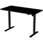 Elektrinis reguliuojamo aukščio stalas Lykke M100, 60x120 cm, juodas kaina ir informacija | Kompiuteriniai, rašomieji stalai | pigu.lt