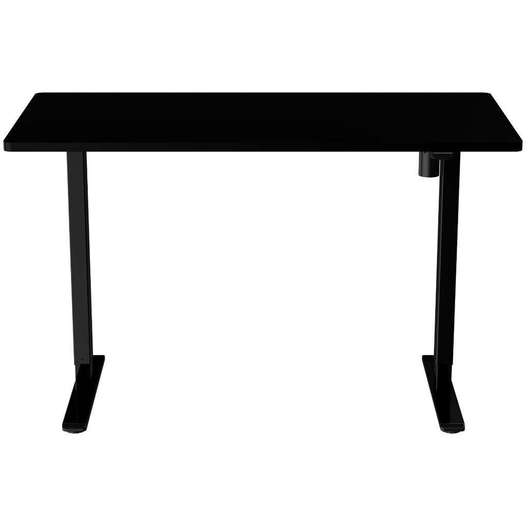 Elektrinis reguliuojamo aukščio stalas Lykke M100, 70x140 cm, juodas kaina ir informacija | Kompiuteriniai, rašomieji stalai | pigu.lt