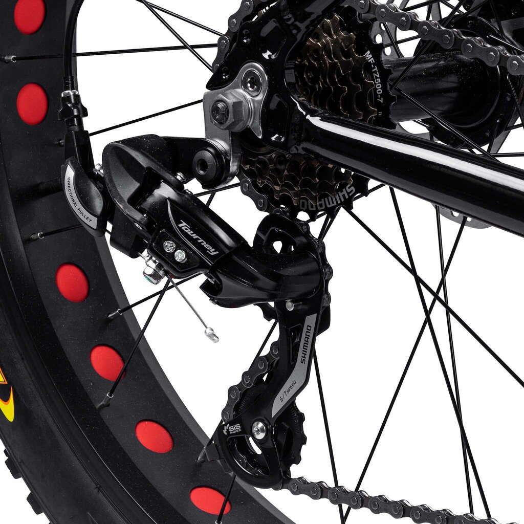 Dviratis Swoop Fatbike 26, juodas kaina ir informacija | Dviračiai | pigu.lt