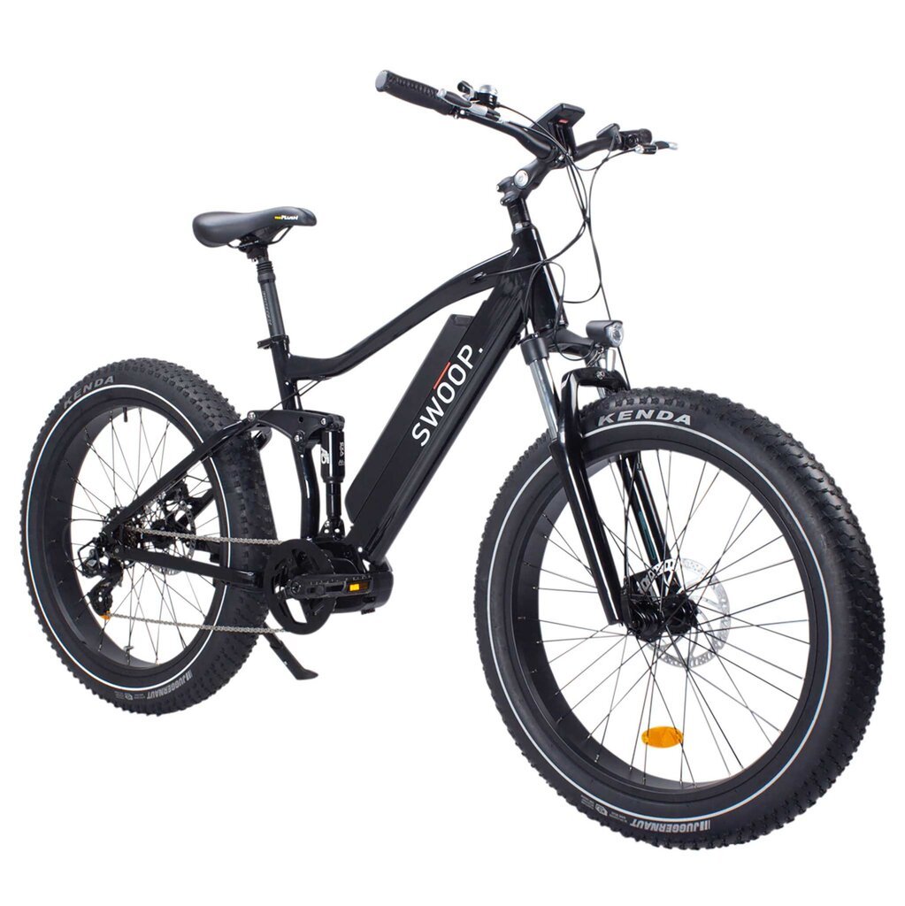 Elektrinis dviračio Swoop Ranger 26, juodas kaina ir informacija | Elektriniai dviračiai | pigu.lt