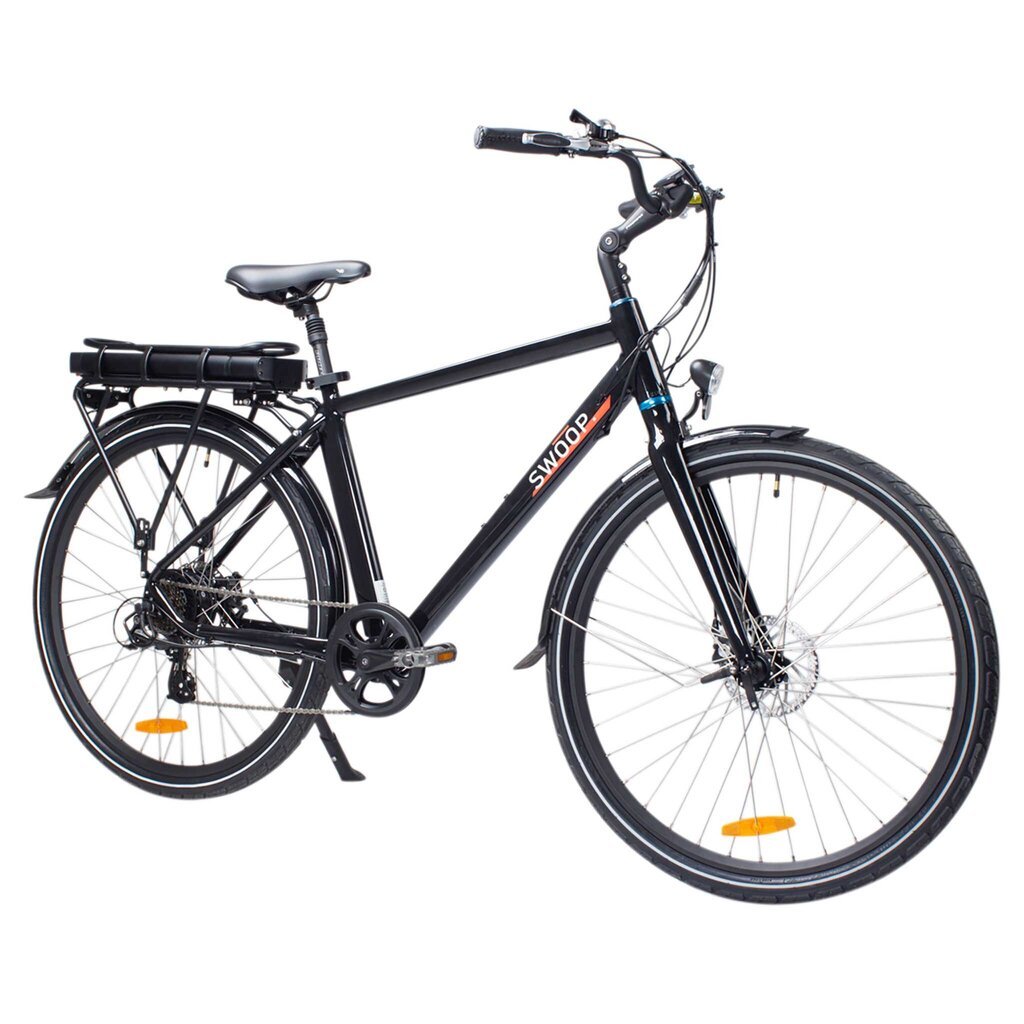 Elektrinis dviratis 28 Swoop, juodas цена и информация | Elektriniai dviračiai | pigu.lt