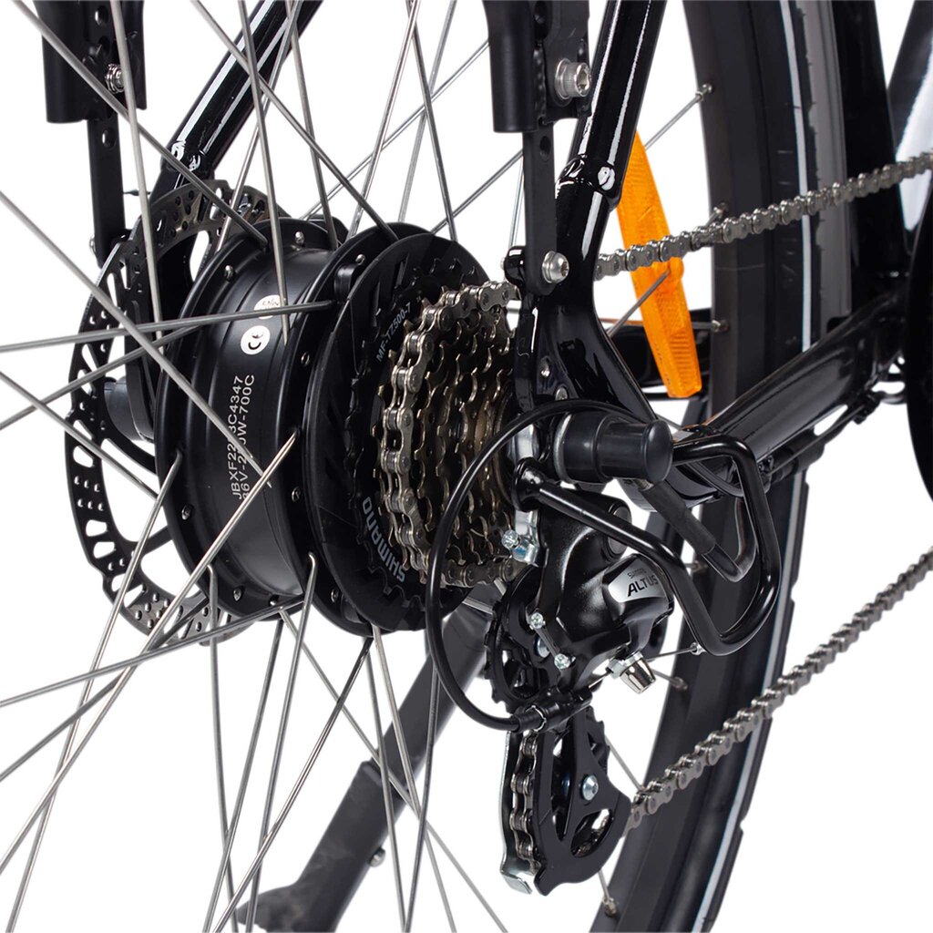 Elektrinis dviratis 28 Swoop, juodas цена и информация | Elektriniai dviračiai | pigu.lt