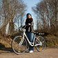 Elektrinis moteriškas dviratis 28 Swoop, baltas kaina ir informacija | Elektriniai dviračiai | pigu.lt
