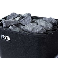 Vasta Elektrinis Pirties Krosnis Blaze 6kw, fiksuotas valdymas, juoda цена и информация | Печки для саун и бань  | pigu.lt