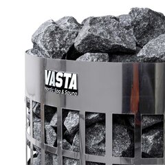 Vasta Elektrinis Pirties Krosnis Ignite 6kw, fiksuotas valdymas, 5-8m3, plienas цена и информация | Печки для саун и бань | pigu.lt