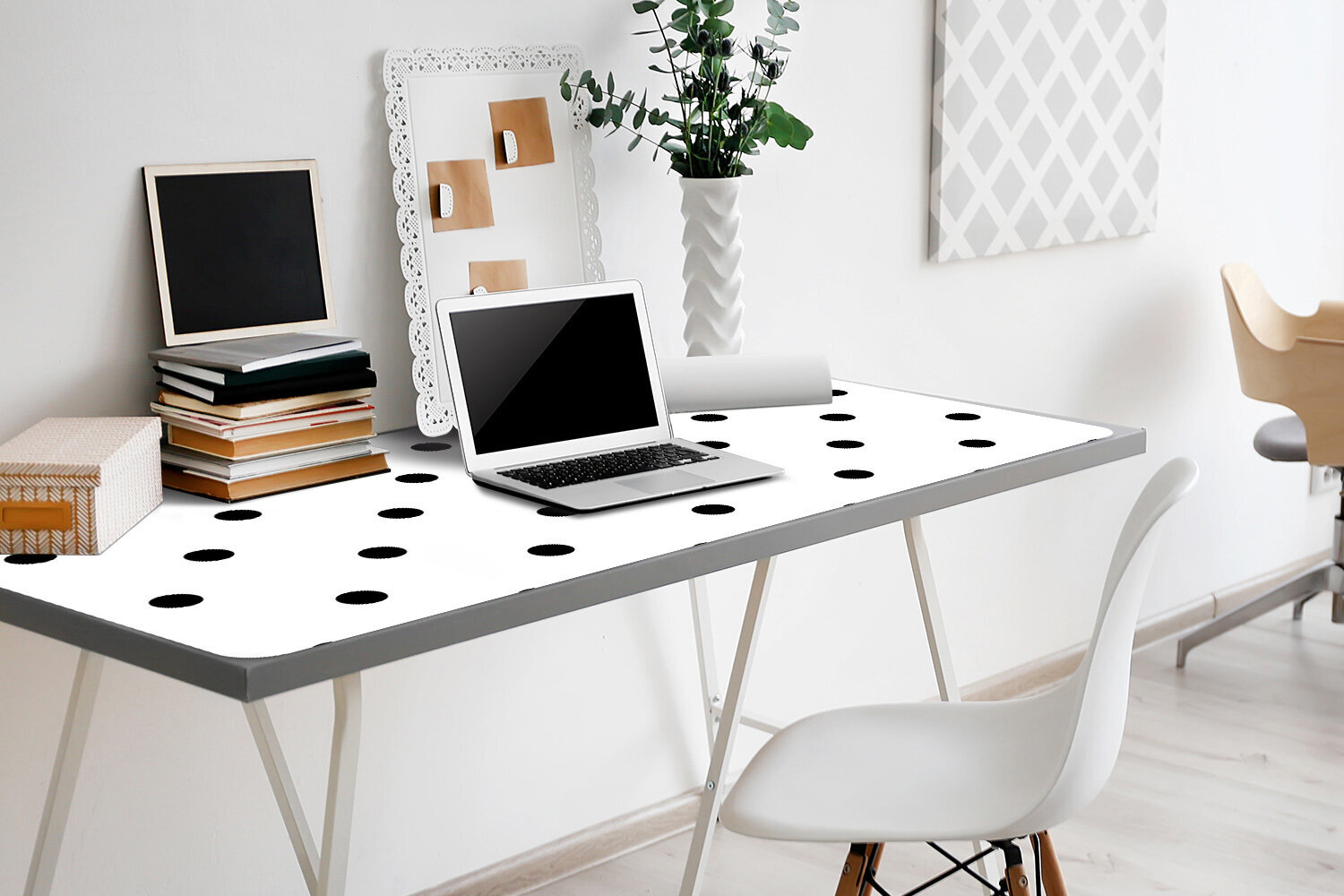 Decormat stalo kilimėlis, taškai, 90x45 cm kaina ir informacija | Staltiesės, servetėlės | pigu.lt