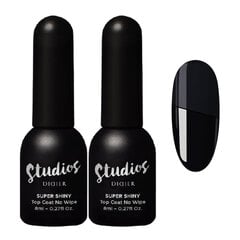 Rinkinys Top Coat Studios Didier, Super Shiny, 2 vnt. цена и информация | Лаки, укрепители для ногтей | pigu.lt