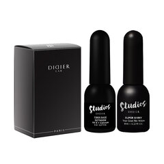 Rinkinys Didier Lab Octagon Base + Top Super Shiny, 2 vnt. цена и информация | Лаки, укрепители для ногтей | pigu.lt