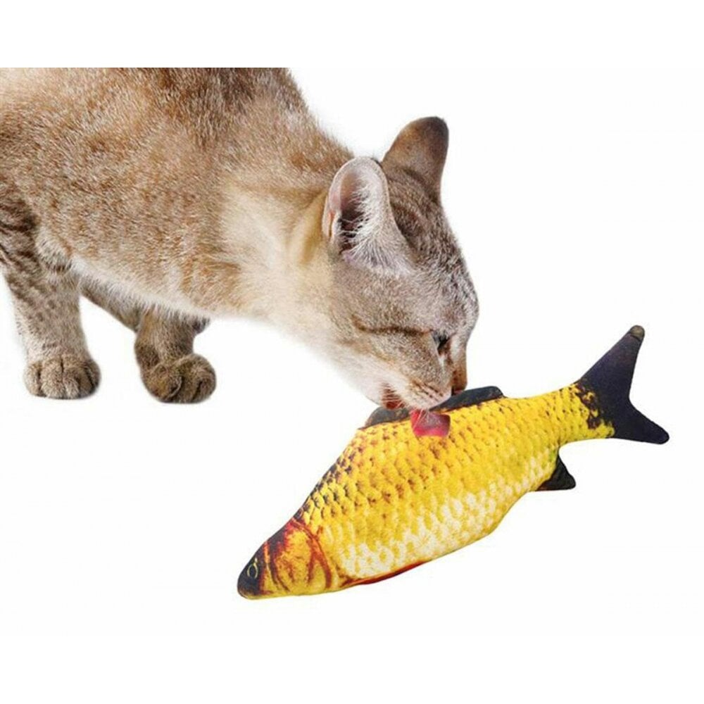 Šokinėjanti žuvis su įkraunama baterija kaina ir informacija | Žaislai katėms | pigu.lt