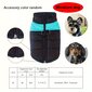Neperšlampamas šunų paltas, mėlynas, XL цена и информация | Drabužiai šunims | pigu.lt