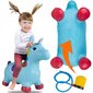 Pripučiamas žaislinis vienaragis Unicorn šokinėjimui kaina ir informacija | Žaislai kūdikiams | pigu.lt