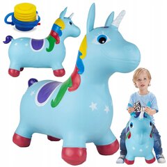Надувная игрушка-единорог для прыжков UNICORN цена и информация | Игрушки для малышей | pigu.lt