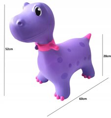 Надувная игрушка динозавр для прыжков ДИНО фиолетовый цена и информация | Игрушки для малышей | pigu.lt