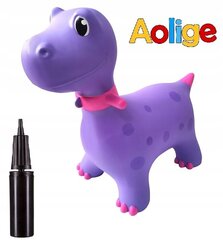 Надувная игрушка динозавр для прыжков ДИНО фиолетовый цена и информация | Игрушки для малышей | pigu.lt