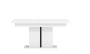 Išskleidžiamas stalas Liveo Marco MR12, baltas/juodas kaina ir informacija | Virtuvės ir valgomojo stalai, staliukai | pigu.lt