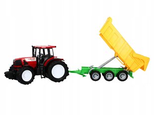 Traktorius su priekaba Drobiazgarnia kaina ir informacija | Žaislai berniukams | pigu.lt