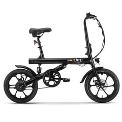 Elektrinis dviratis Skyjet 16, juodas kaina ir informacija | Elektriniai dviračiai | pigu.lt