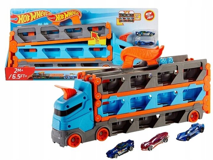 Transporteris - lenktynių trasa Hot Wheels City2 kaina ir informacija | Žaislai berniukams | pigu.lt