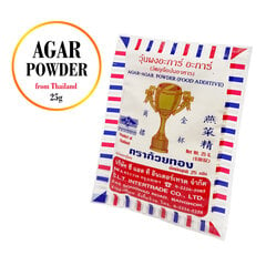 Agaro milteliai C.L.T. Intertrade Co., LTD. Agar-Agar Powder, 25 g kaina ir informacija | Prieskoniai, prieskonių rinkiniai | pigu.lt