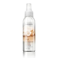 Kūno ir patalynės purškiklis su sandalmedžio ir vanilės aromatu Avon Vanilla & Santalwood, 100 ml kaina ir informacija | Kūno kremai, losjonai | pigu.lt