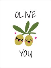 Olive You: Punderful Ways to Say 'I Love You' цена и информация | Самоучители | pigu.lt