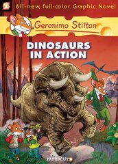 Geronimo Stilton Graphic Novels Vol. 7: Dinosaurs in Action kaina ir informacija | Knygos paaugliams ir jaunimui | pigu.lt