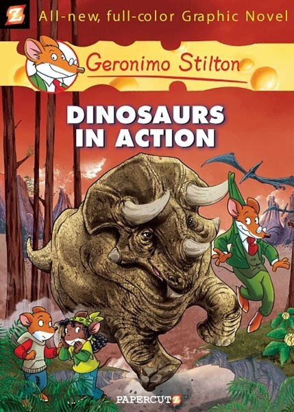 Geronimo Stilton Graphic Novels Vol. 7: Dinosaurs in Action цена и информация | Knygos paaugliams ir jaunimui | pigu.lt