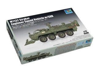 Surenkamas modelis Trumpeter M1132 Stryker Engineer Squad Vehicle w/SOB, 1/72, 07456 kaina ir informacija | Konstruktoriai ir kaladėlės | pigu.lt