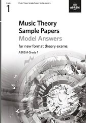 Music Theory Sample Papers Model Answers, ABRSM Grade 1 цена и информация | Книги об искусстве | pigu.lt