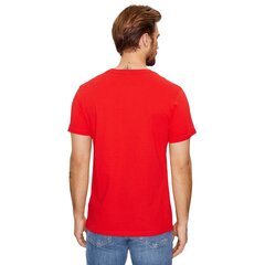 Tommy Hilfiger marškinėliai vyrams, raudoni цена и информация | Футболка мужская | pigu.lt
