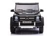 Dvivietis elektrinis džipas vaikams Mercedes G63 6x4 24V, juodas kaina ir informacija | Elektromobiliai vaikams | pigu.lt