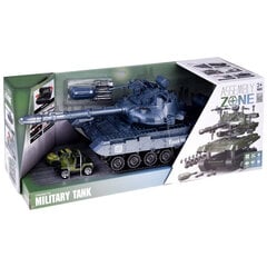 Сборный танк со световыми и звуковыми эффектами, серый цена и информация | Игрушки для мальчиков | pigu.lt