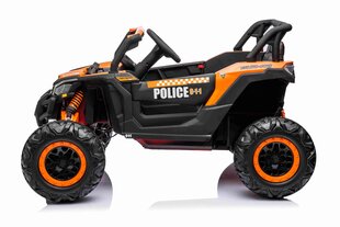 Vaikiškas dvivietis keturratis Defend 4x4 Buggy ATV, oranžinis kaina ir informacija | Elektromobiliai vaikams | pigu.lt