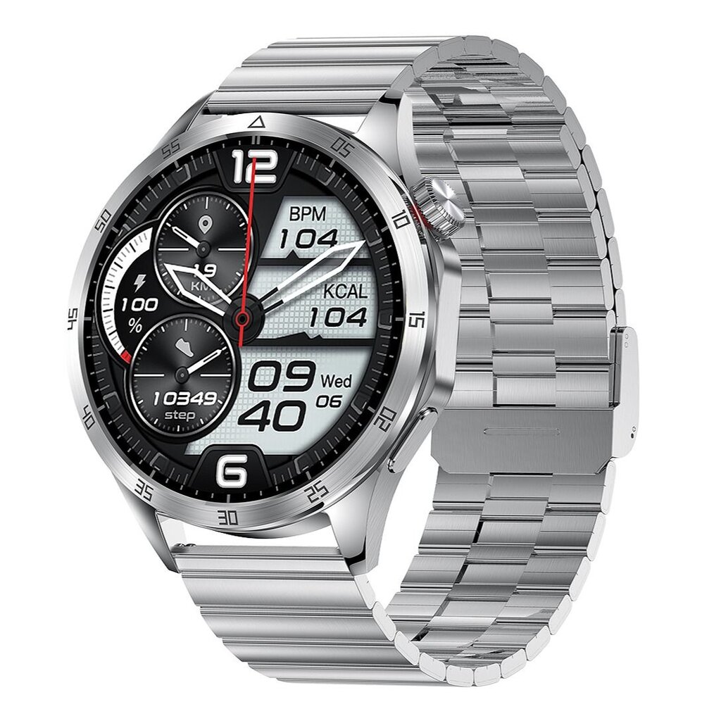 Microwear GT4 Pro Silver Steel kaina ir informacija | Išmanieji laikrodžiai (smartwatch) | pigu.lt
