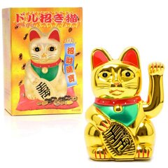 Statulėlė Maneki Neko, 18 cm kaina ir informacija | Interjero detalės | pigu.lt