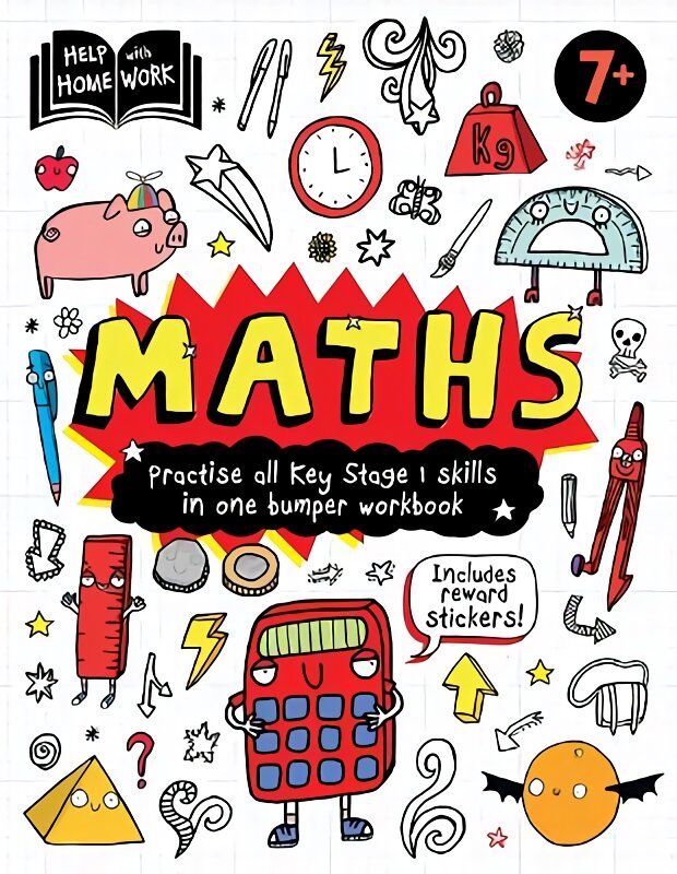 Help With Homework: 7plus Maths цена и информация | Knygos paaugliams ir jaunimui | pigu.lt