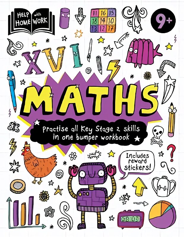 Help With Homework: 9plus Maths цена и информация | Knygos paaugliams ir jaunimui | pigu.lt