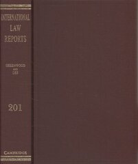 International Law Reports: Volume 201 kaina ir informacija | Ekonomikos knygos | pigu.lt