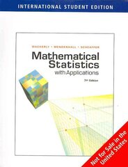 Mathematical Statistics with Applications, International Edition 7th edition цена и информация | Книги по экономике | pigu.lt