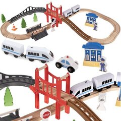 Игрушечная железная дорога - трасса Kruzzel 22646 цена и информация | Развивающие игрушки | pigu.lt