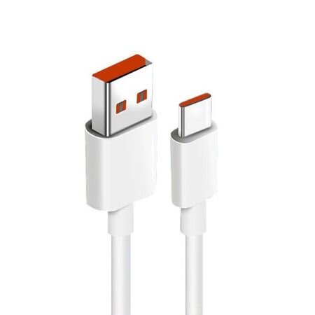 USB kabelis originalus Huawei SuperCharge 6A (66w) Type-C baltas (1M) (service pack) kaina ir informacija | Adapteriai, USB šakotuvai | pigu.lt