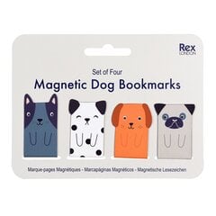 Magnetiniai knygos skirtukai Rex London Šuniukai kaina ir informacija | Knygų skirtukai | pigu.lt