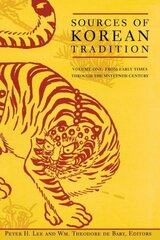 Sources of Korean Tradition: From the Sixteenth to the Twentieth Centuries kaina ir informacija | Istorinės knygos | pigu.lt