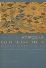 Sources of Chinese Tradition: From Earliest Times to 1600 second edition kaina ir informacija | Istorinės knygos | pigu.lt