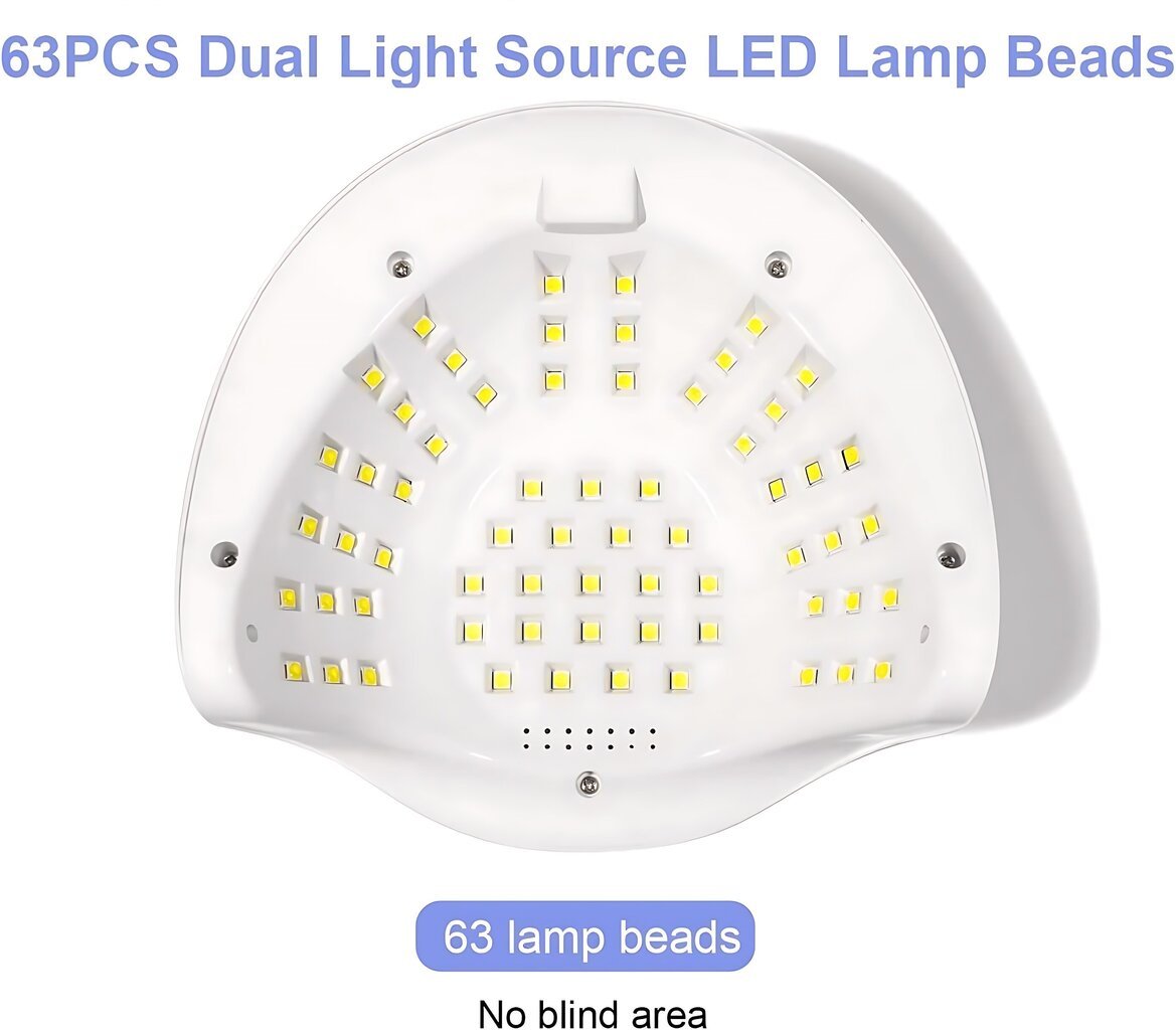 2in1 UV/LED lempa LIVMAN SUN C4, 288W цена и информация | Manikiūro, pedikiūro aparatai | pigu.lt